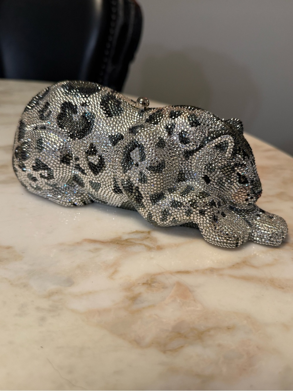 Judith Leiber Wildcat Snow Leopard - Picture 3 of 12